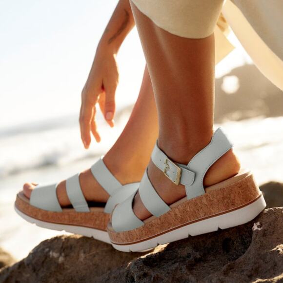 NEW Dr. Scholl's Women's Once Twice Platform Sandal Tawny Brown Synthetic Sz 10M - Picture 10 of 11